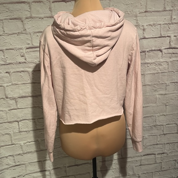 Light Pink Dickie’s Crop Hoodie - Picture 3 of 4